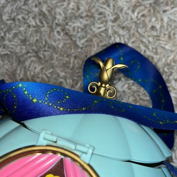 Disney Parks Cinderella's Carriage Popcorn Bucket Disney Souvenir With Strap - Picture 14 of 16